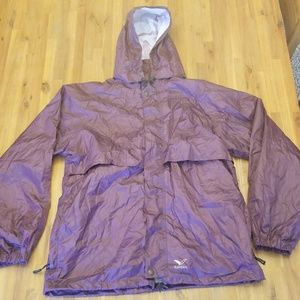 Rainbird womens rain jacket size medium purple